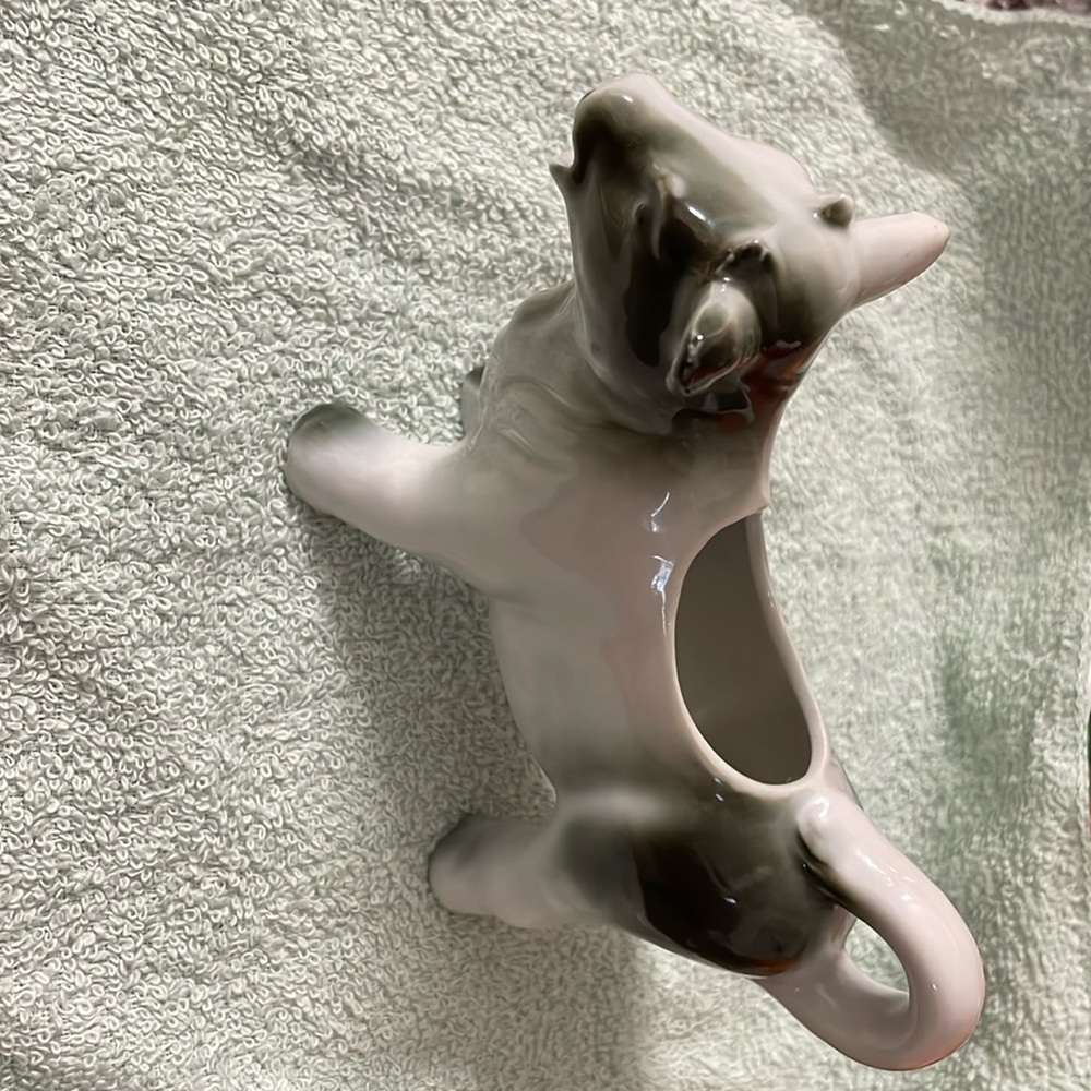 Vintage porcelain cow